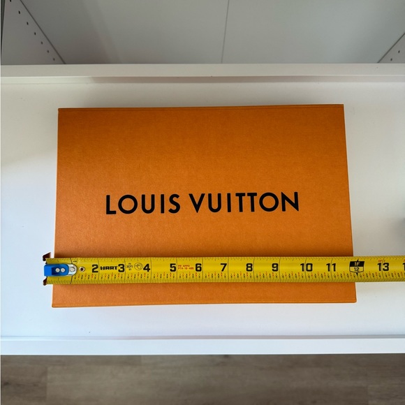 New ⭐️Louis Vuitton⭐️ Storage Gift Orange Box with Ribbon 12”x8”x2.5” - Picture 2 of 5